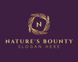 Foliage Wreath Nature logo design