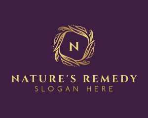 Foliage Wreath Nature logo design