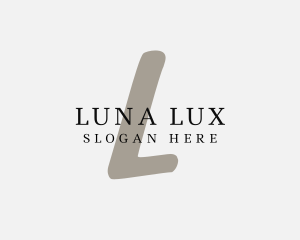 Feminine Luxe Beauty logo design