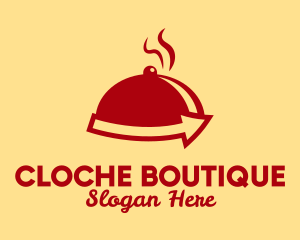 Cloche Catering Arrow logo design