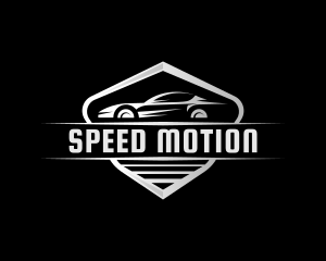 Speed Car Shield logo design