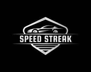 Speed Car Shield logo design