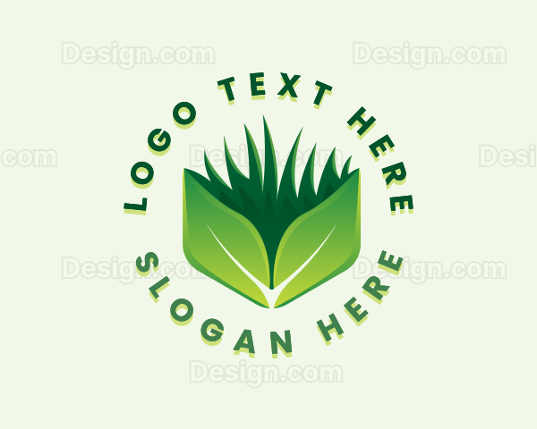 Grass Leaf Landscaping Logo