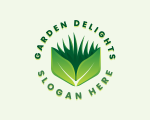 Grass Leaf Landscaping logo design