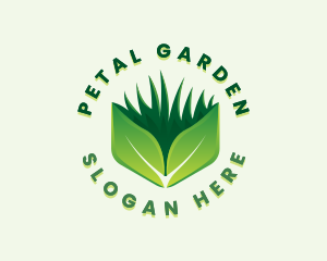 Grass Leaf Landscaping logo design