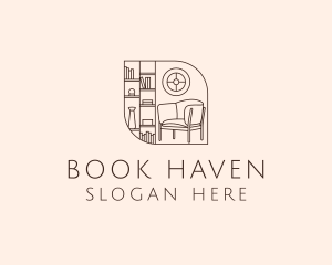 Library Room Bookshelf logo