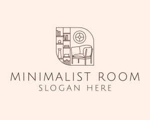 Library Room Bookshelf logo