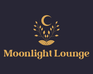 Night Moon Plant logo design