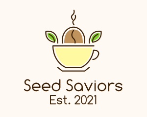 Organic Coffee Seed logo design