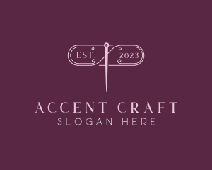 Craft Needle Sewing logo design