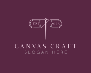 Craft Needle Sewing logo design