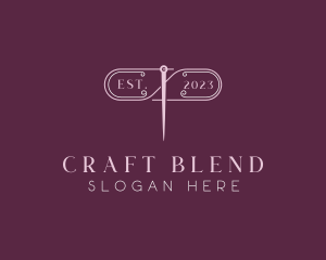 Craft Needle Sewing logo design