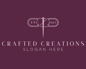 Craft Needle Sewing logo design