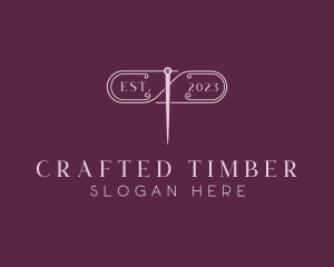 Craft Needle Sewing logo design