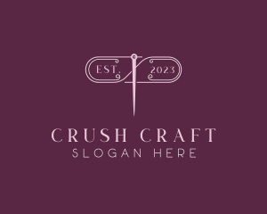 Craft Needle Sewing logo design