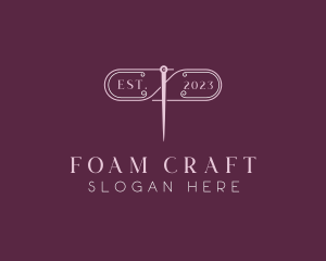 Craft Needle Sewing logo design