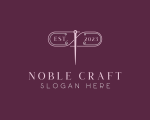 Craft Needle Sewing logo design