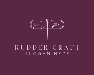 Craft Needle Sewing logo design