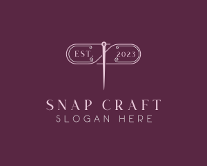 Craft Needle Sewing logo design