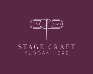 Craft Needle Sewing logo design