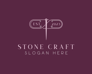 Craft Needle Sewing logo design