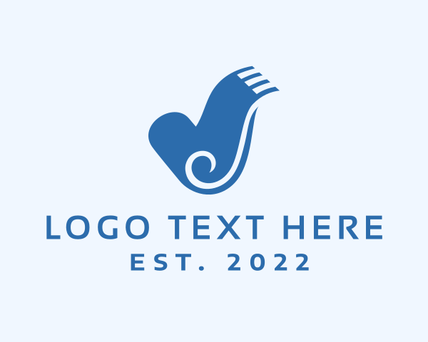 Towel logo example 2