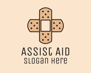 Adhesive Bandage Cross  logo design