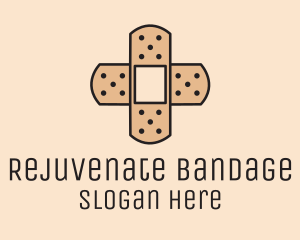 Adhesive Bandage Cross  logo design