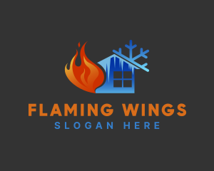 Ice Fire House logo design