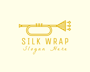 Elegant Retro Trumpet logo design