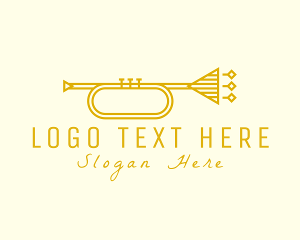 Trumpet logo example 1