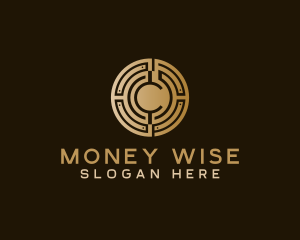 Money Finance Cryptocurrency logo design