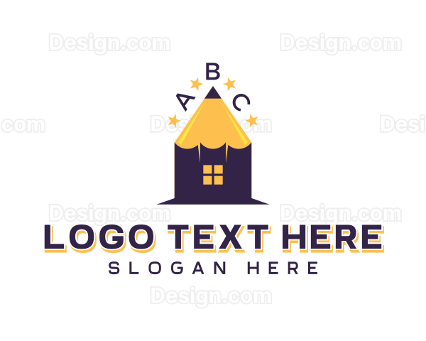 Daycare Kindergarten Preschool Logo