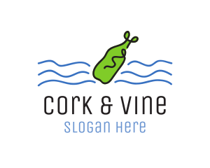 Bottle Water Bar logo design