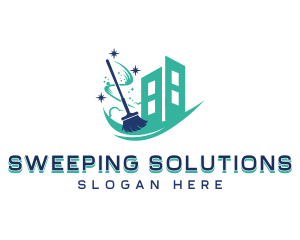 Industrial Cleaning Broom logo