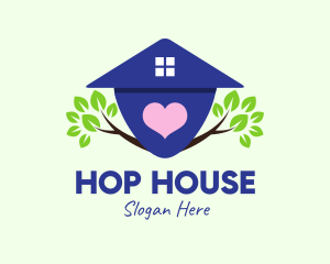 Natural Love House logo design