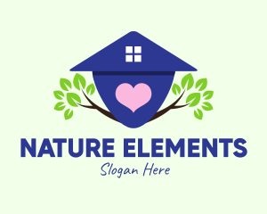 Natural Love House logo design