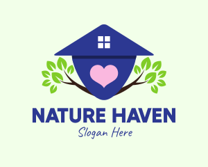 Natural Love House logo design