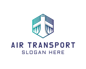 Travel Airline Plane logo design