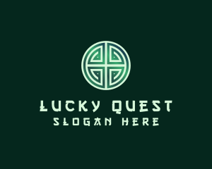 Green Asian Lucky Charm logo design