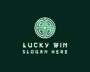 Green Asian Lucky Charm logo design