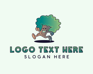 Eco Oak Tree Gardening Logo