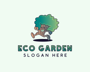 Eco Oak Tree Gardening logo design