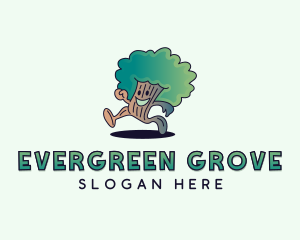 Eco Oak Tree Gardening logo design