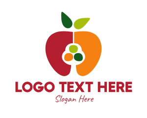 Colorful Apple Seed logo