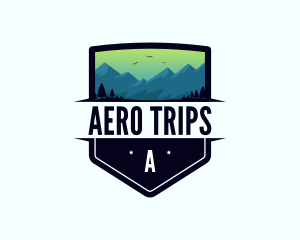 Mountain  Peak Trip logo design