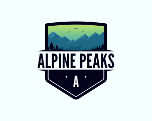 Mountain  Peak Trip logo design