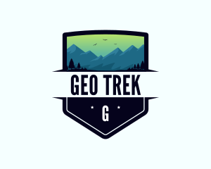 Mountain  Peak Trip logo design