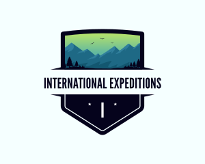 Mountain  Peak Trip logo design