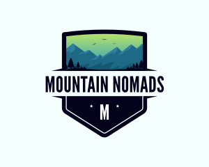 Mountain  Peak Trip logo design